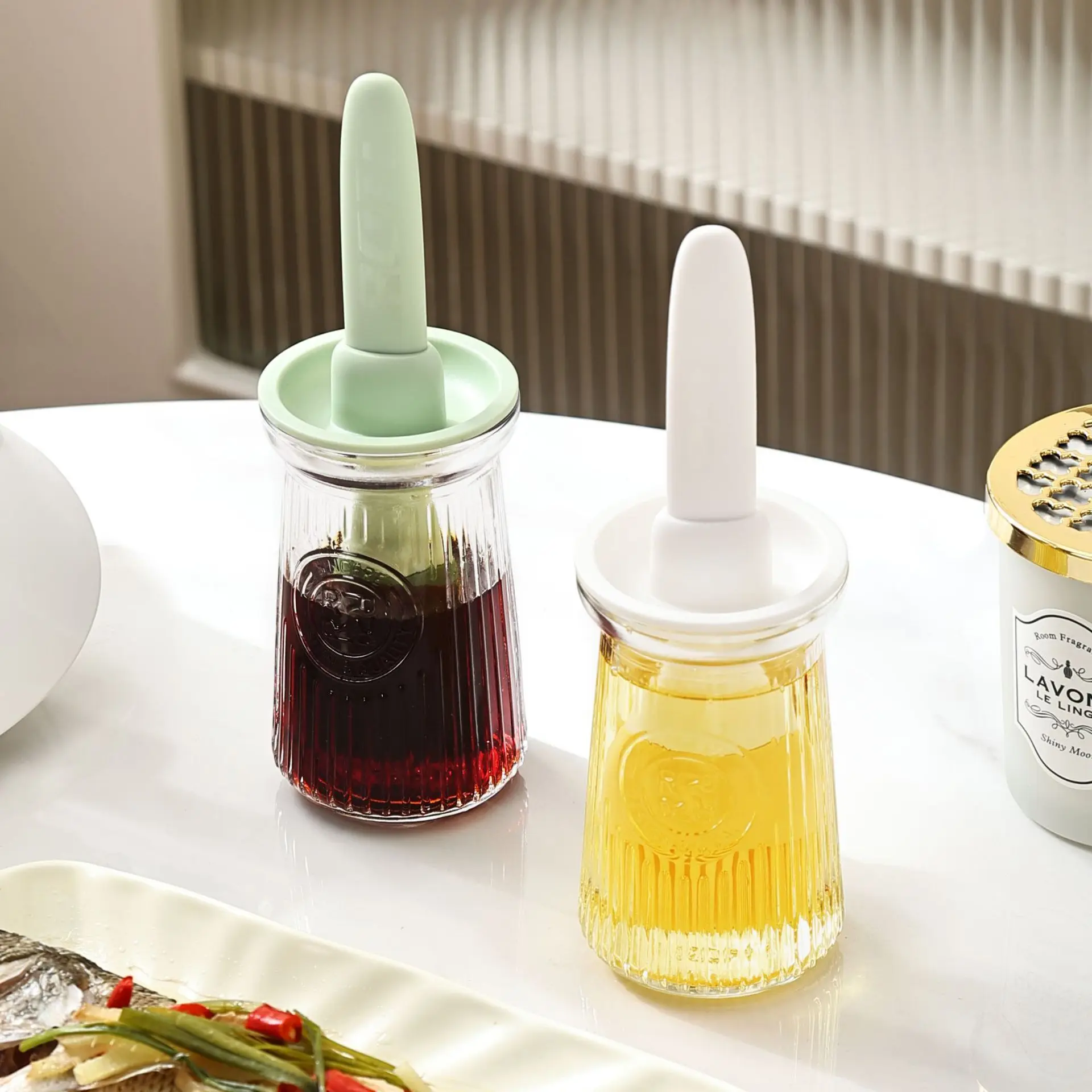 200ML 2 in1 Kitchen Silicone Oil Brush Bottle Cooking Brush for Oil Universal Barbecue Cooking Tools BBQ Accessories