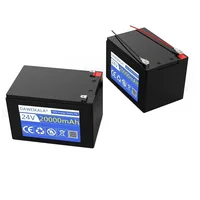 Batterie au lithium aste pour véhicule électrique à énergie solaire, chargeur de pipeline, 24V, 20Ah, 18650 6