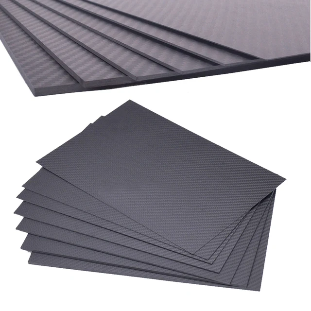400mm x 200mm  Panel Sheet  3K Carbon Fiber Plate (0.5,1,1.5,2,3,4,5)mm High Composite Hardness Material plate