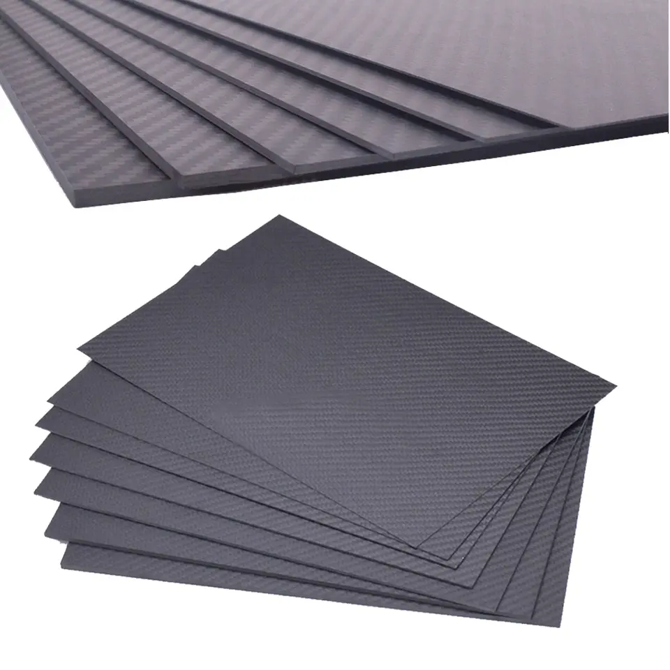 3K Carbon Fiber Plate 400mm X 200mm Carbon Plate Panel Sheet (0.5,1,1.5,2,3,4,5)mm High Composite Hardness Material Plate image 1