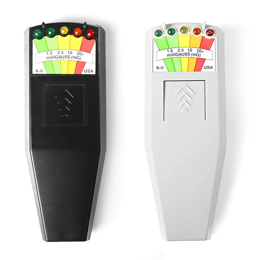 5-10pcs K2 EMF Meter LED Indicator Gauss Meter LCD Digital Electromagnetic Field
