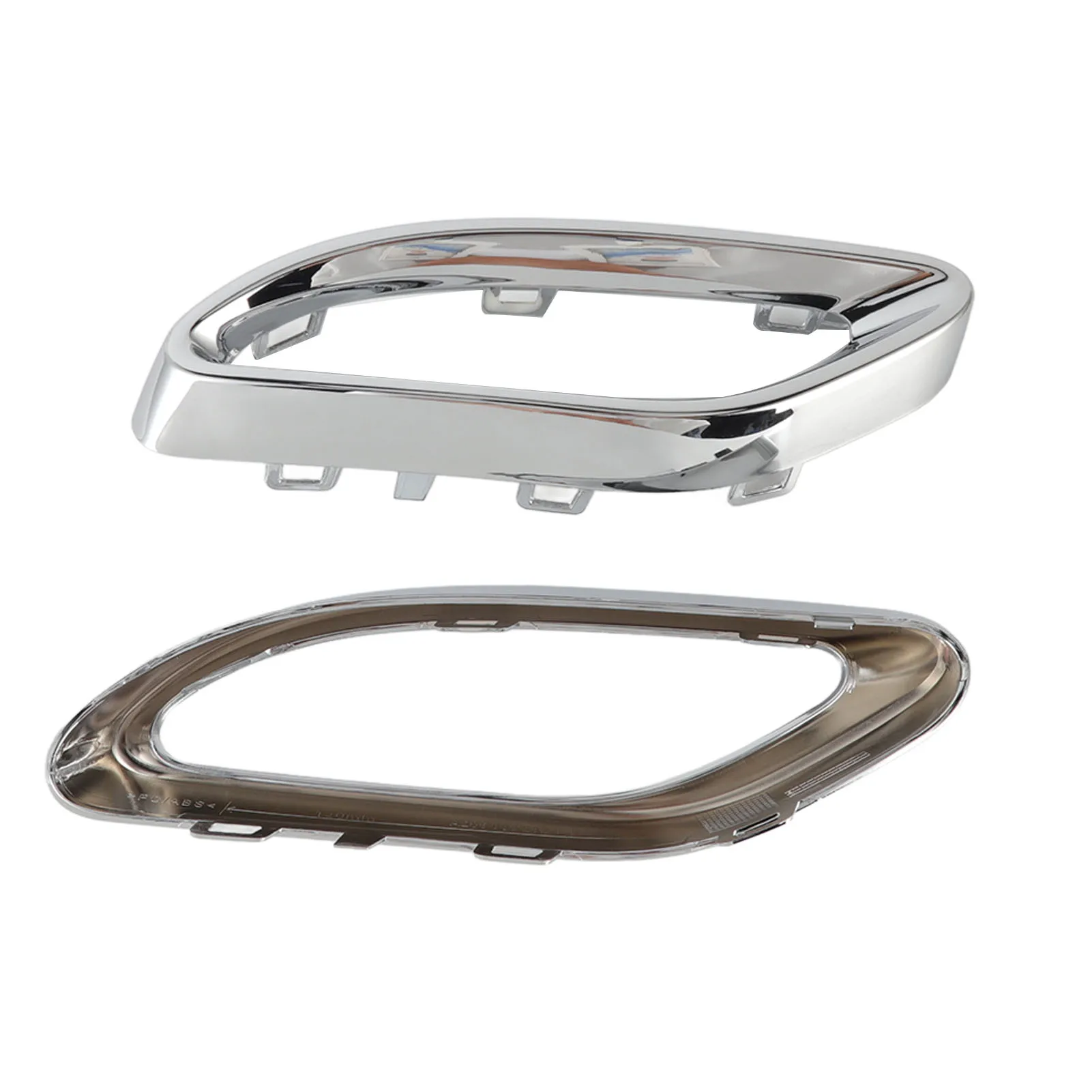 Gloss Chrome Exhaust Tip Cover Trims For Mercedes‑Benz A B C E GLC CLS‑Class W177 W247 W205 W213 X253 C257