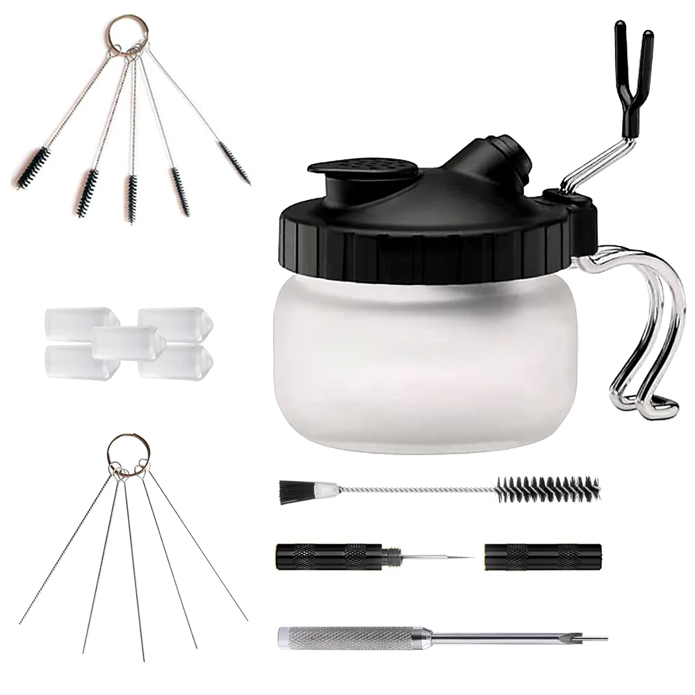 Airbrush Maintenance and Cleaning Kit with Holder and Protective Covers