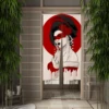 Beautiful Woman Pattern Japanese Door Curtain Showa Beautiful Woman Bedroom Bathroom Semi-Split Private Partition Fabric Curtain 6