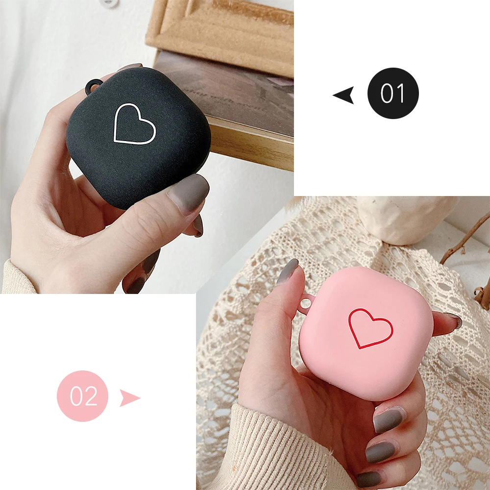 Custodia Per Pc Smerigliata Line Love Per Samsung Galaxy Buds 2 Pro Buds Live Buds2 Pro Custodia Per Auricolari Per Samsung Buds2 Pro Capa Protettiva