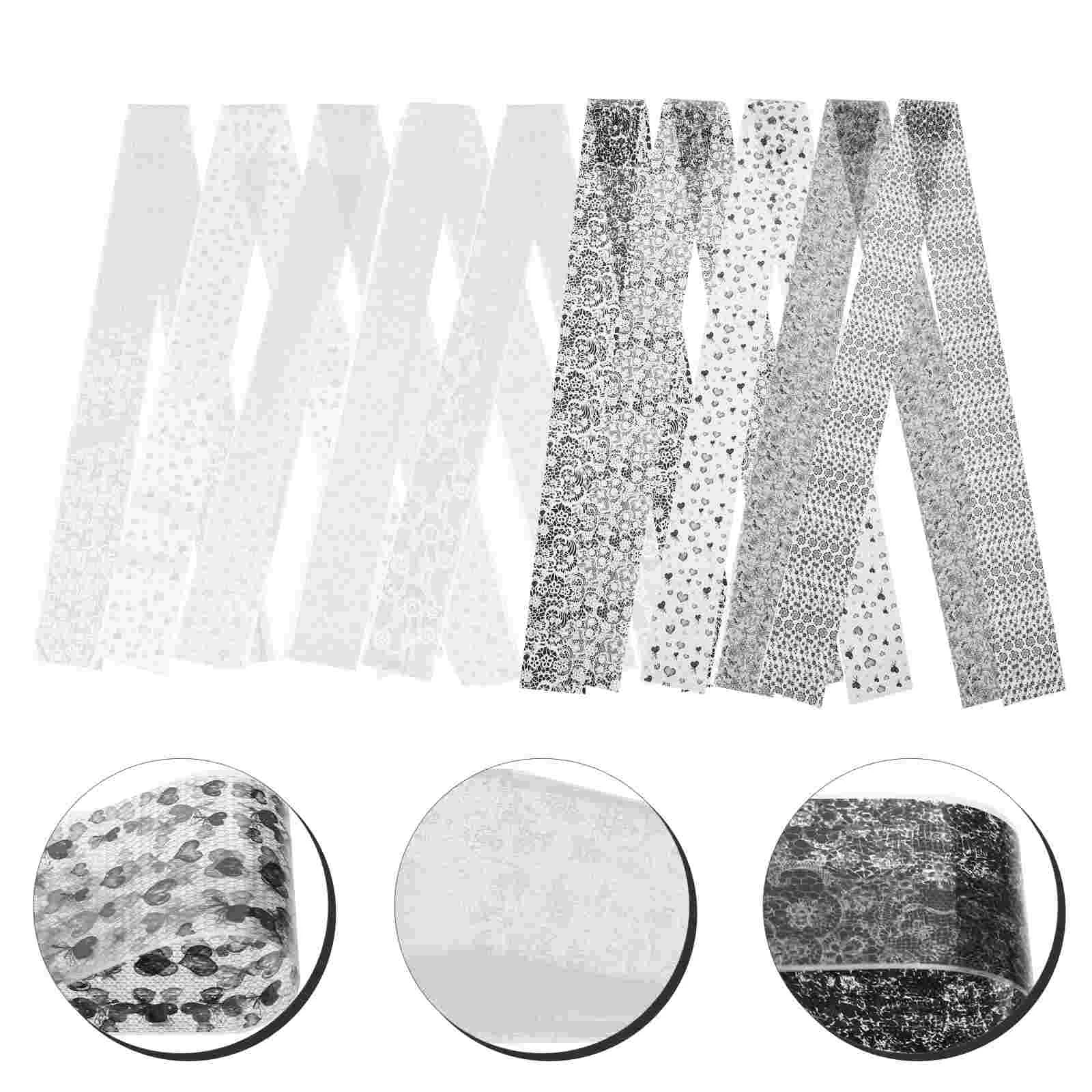 

Nail Stickers Transfer Decals Accessories For Nails Designer Applique Lace DIY