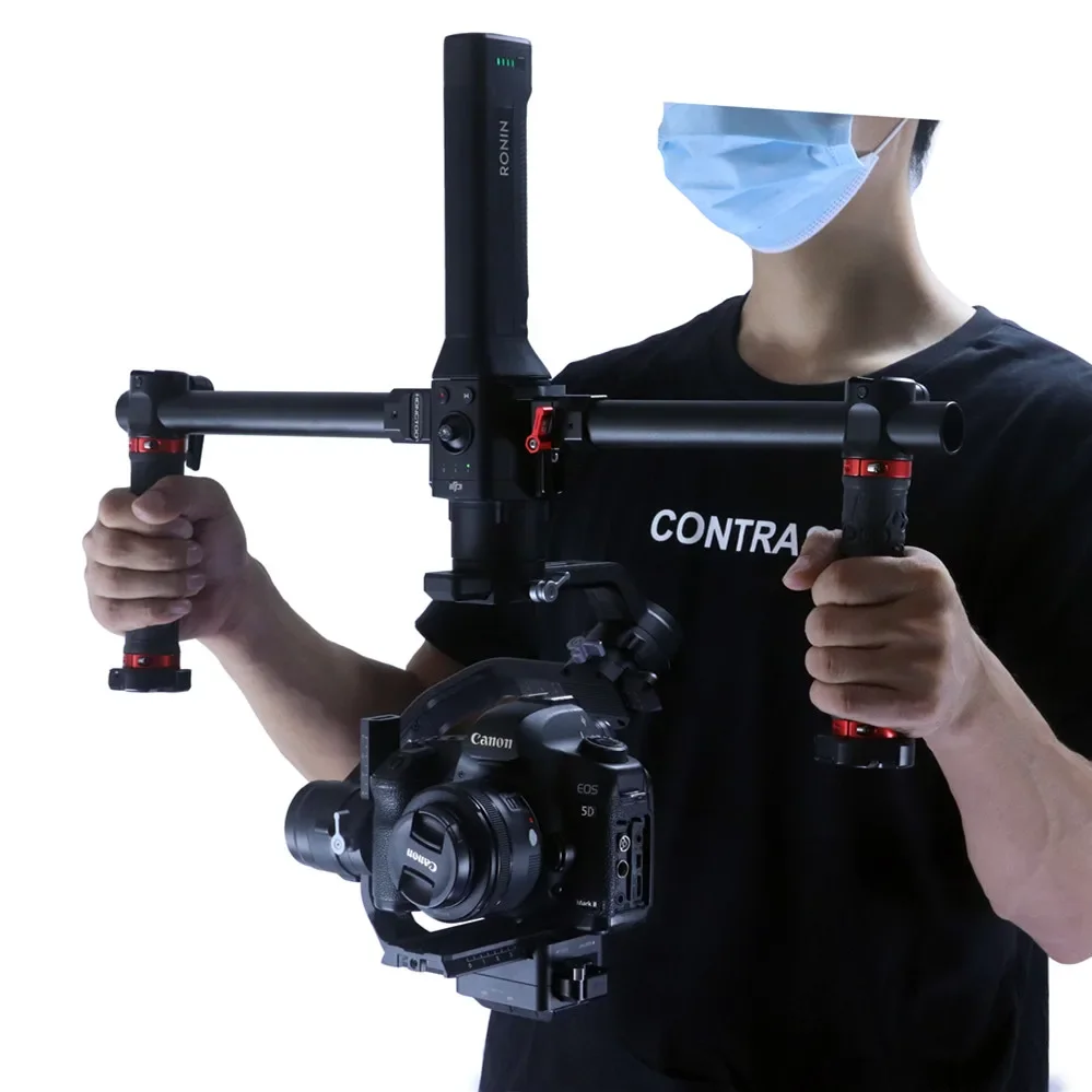 Hongtoo Staffa A Doppia Maniglia Per Dji Ronin Series Rs Rs2 Rsc2 Rs3 Rs3 Pro Stabilizzatore Portatile Hontoo