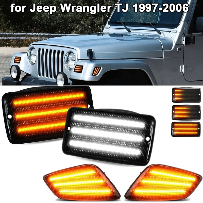 

4 шт., набор габаритных огней для Jeep Wrangler TJ 1997-2006