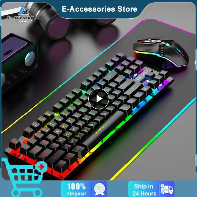 

Z686 RGB USB 60% Мини тонкая Механическая Проводная игровая клавиатура с красным переключателем 68 клавиш русская бразильская португальская для компьютеров