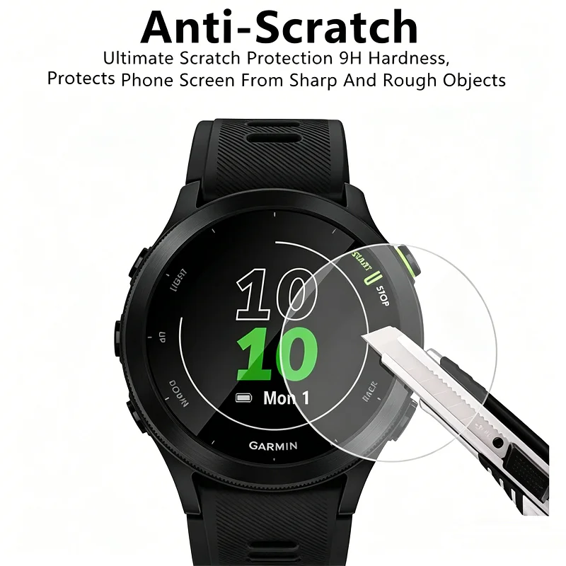 Protezione Schermo in Vetro Temperato Universale per Smartwatch 37MM 35MM 30 - 46 MM 38 39 34 33 40 42 43 44 45 36 41 MM - Accessorio per Orologio - immagine 2