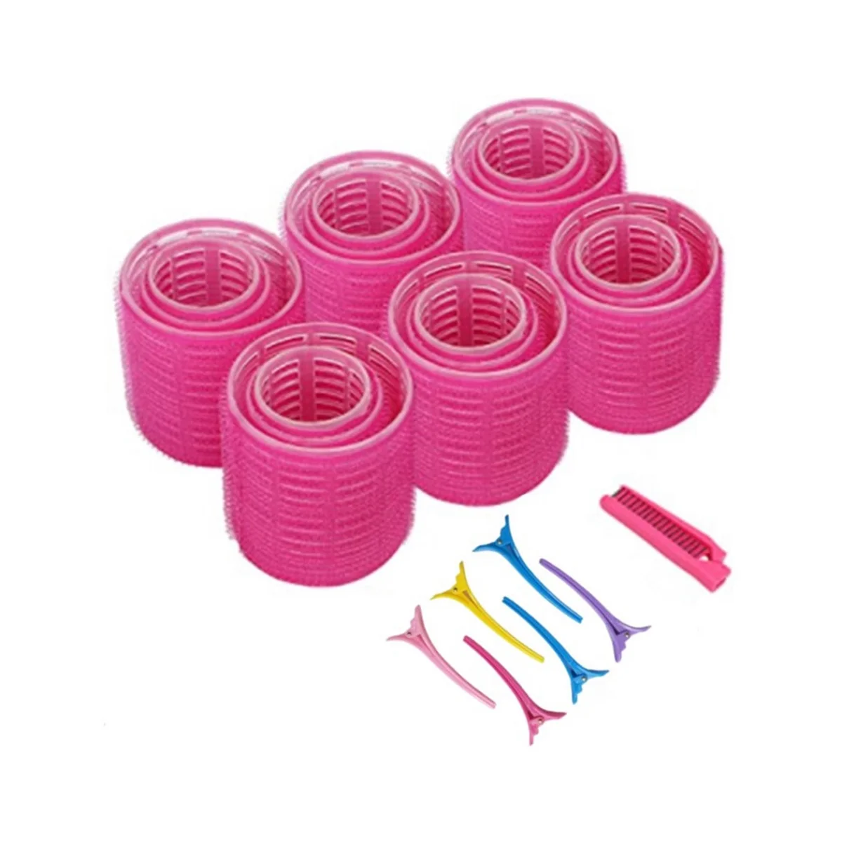 Self-Grabbing Hair Curler Suitable for Long, Medium and Thin Hairdressing Tools Multi-Layer Hair Curler Roller Set