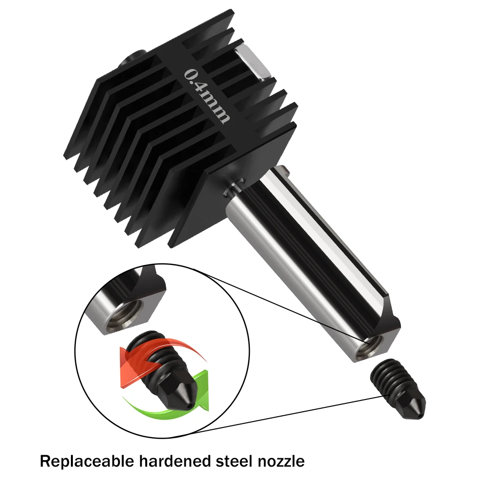 5PCS For Bambu Lab A1 mini Nozzles A1/A1 MINI 0.2/0.4/0.6/0.8mm