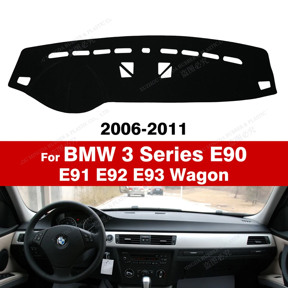 Alfombrilla Delantera Izquierda Para BMW Serie 3 E90/E91 2005-2012 - 100% Ajuste, Negra