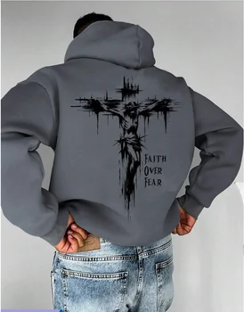 Abbigliamento da uomo Stile sottile con cappuccio Lettera Stampa 3D Coulisse Felpa allentata casual con cappuccio Primavera e autunno Nuovo stile 1