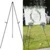 Display Stand Adjustable Height Anti-slip Solid Collapsible Fixed Poster Metal Wedding Sign White Easel Stand The Party 2