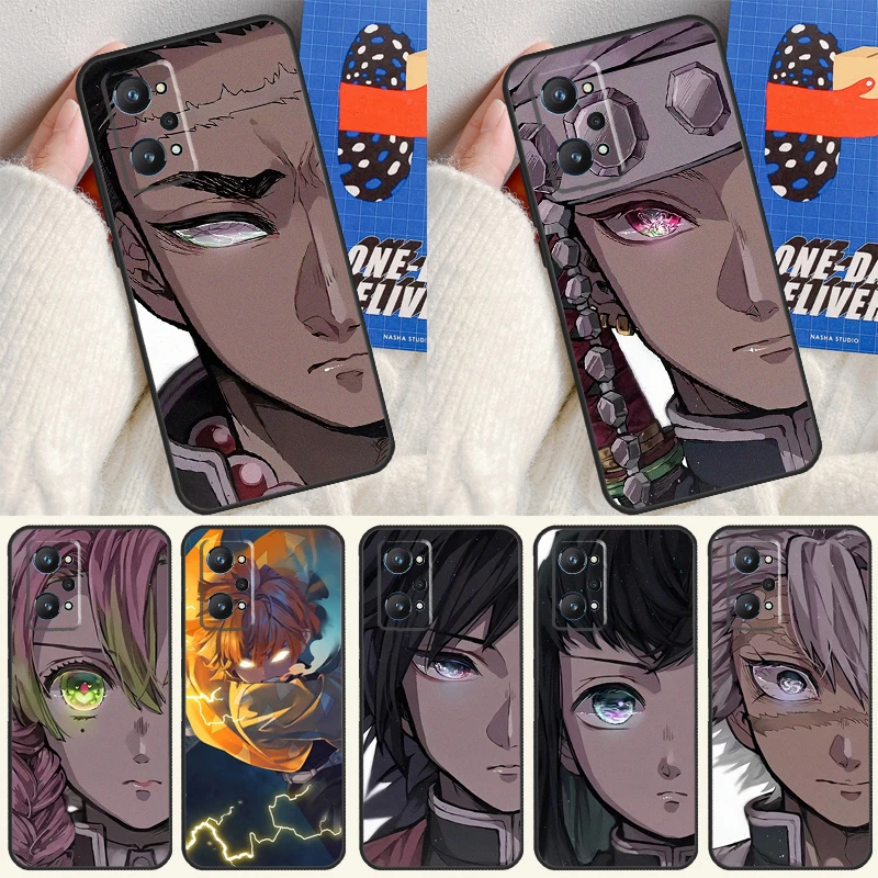 Japan Anime Demon Slayer For Realme 9 Pro Plus Case Realme Gt Neo 2 8