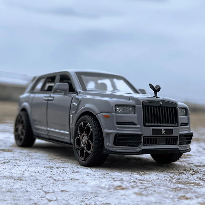 1/36 Alloy Rolls Royce SUV Cullinan Luxy Car Model Diecast Metal Car Model Simulation Sound and Light Kids Gifts Toy