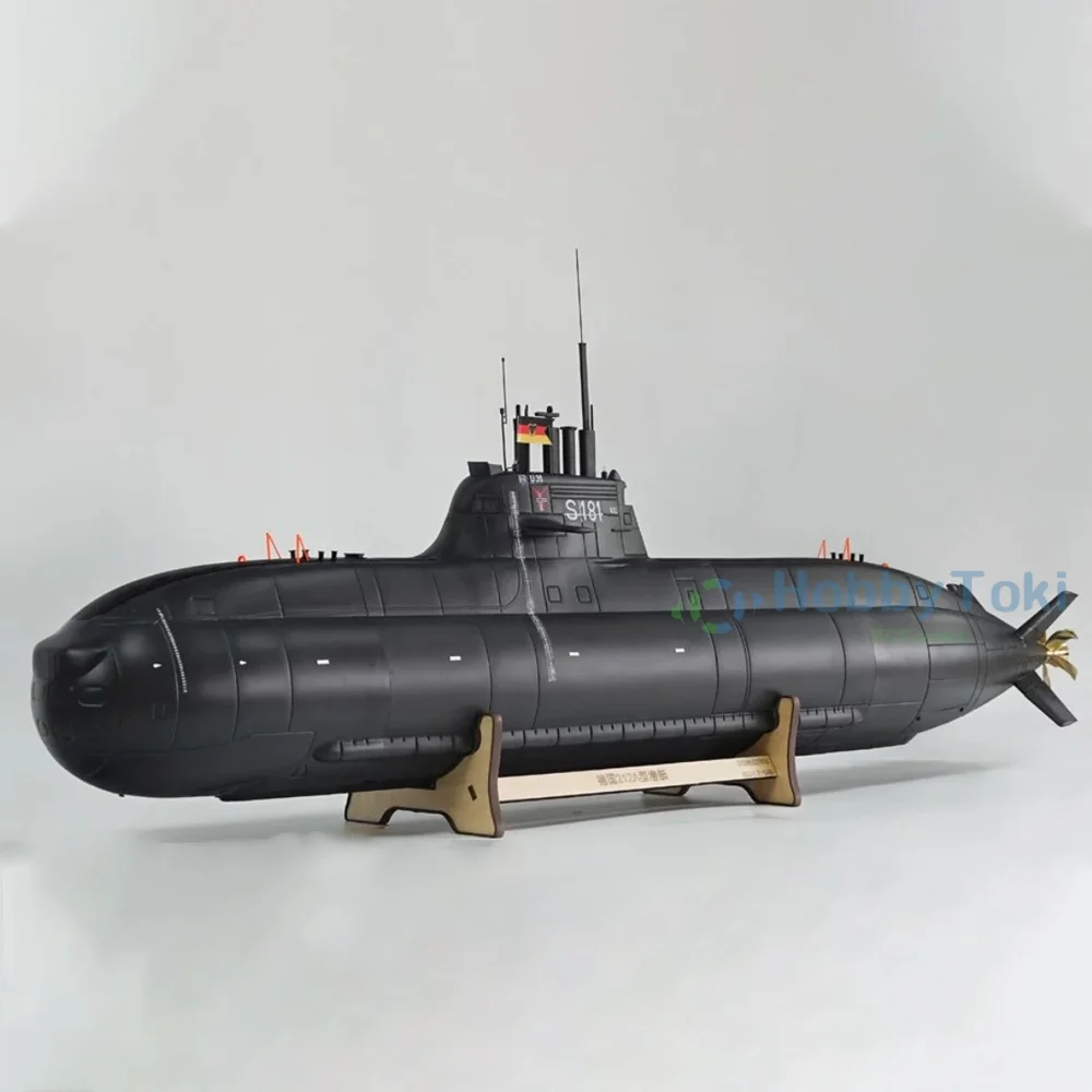 1/48 유형 212A 독일 U-보트 RC 잠수함 모델 키트 전문 군사 매니아 잠수함 디스플레이 모델 HobbyToki 7615K