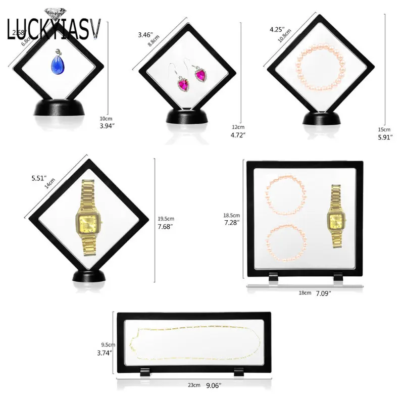 PETJewelleryBoxChallengeCoinDisplayStand3DFloatingTransparent