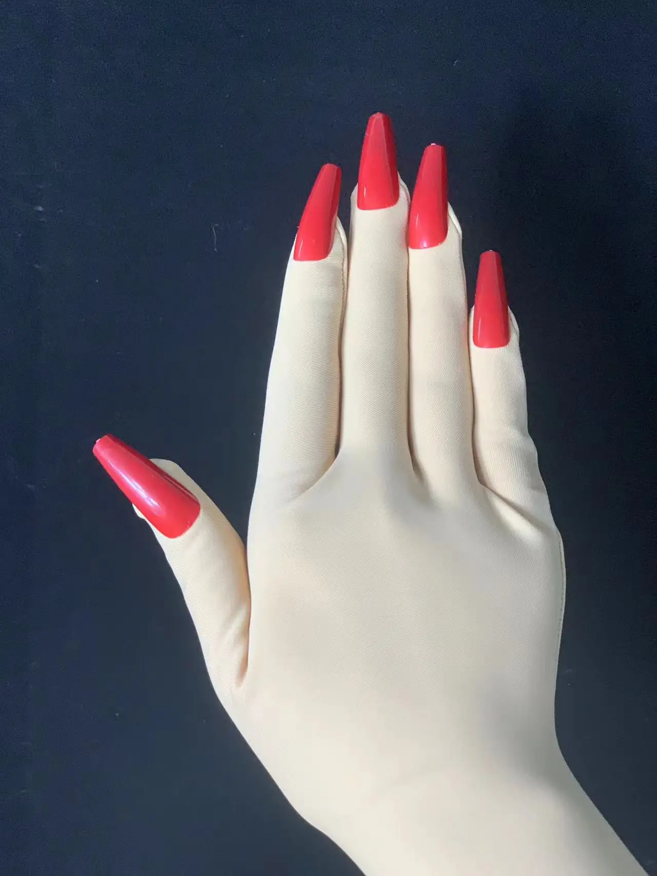 crossdress Cosplay female and male flesh/pink flesh kigurumi zentai skin long gloves with nails service cosplay costumes cosplay gloves kigurumi pajamas