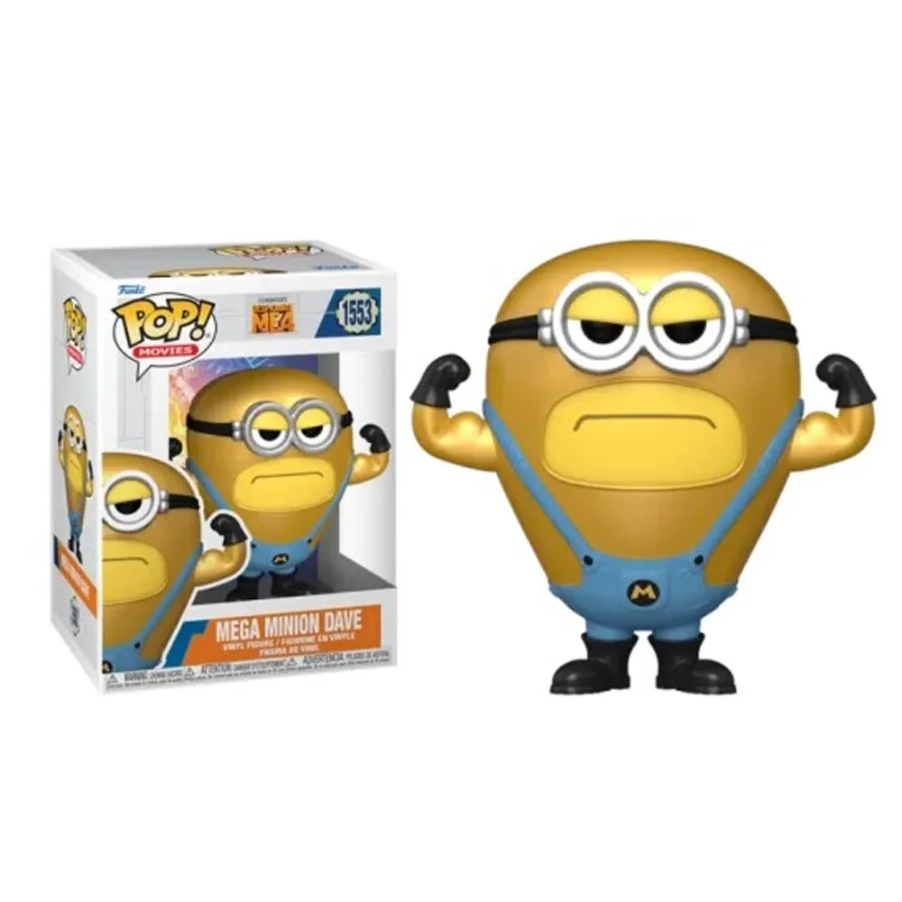 Funko Popfilms Verachtelijk Ik 4 Mega Minion Tim #1557 Dave #1553 Gus #1554  Jerry Vinyl Actiefiguren Poppen Speelgoed Cadeau Voor Kinderen - AliExpress, image size:1000x1000