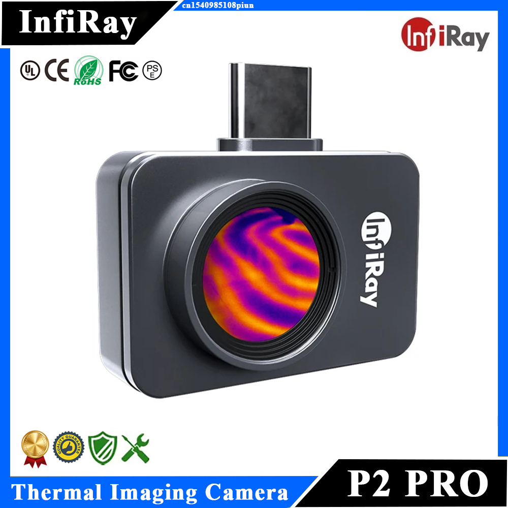 InfiRay P2 PRO Thermal Camera for iPhone iOS & Android Type C Smartphone Infrared Vision Thermal Imager Thermographic Camera
