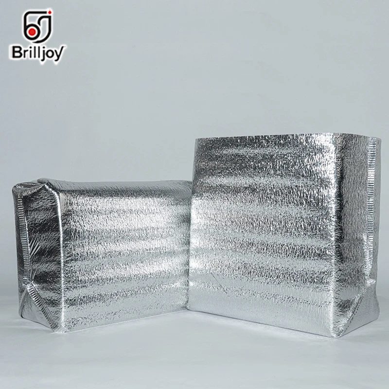 5 Sacchetti Frigo Isotermici In Alluminio – Borse Termiche Per Alimenti, Picnic, Campeggio, Pranzo In Ufficio – Varie Misure