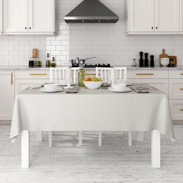 Series Printed Waterproof Tablecloth Anti-scalding Thickened Rectangular Home Room Furnishings 4