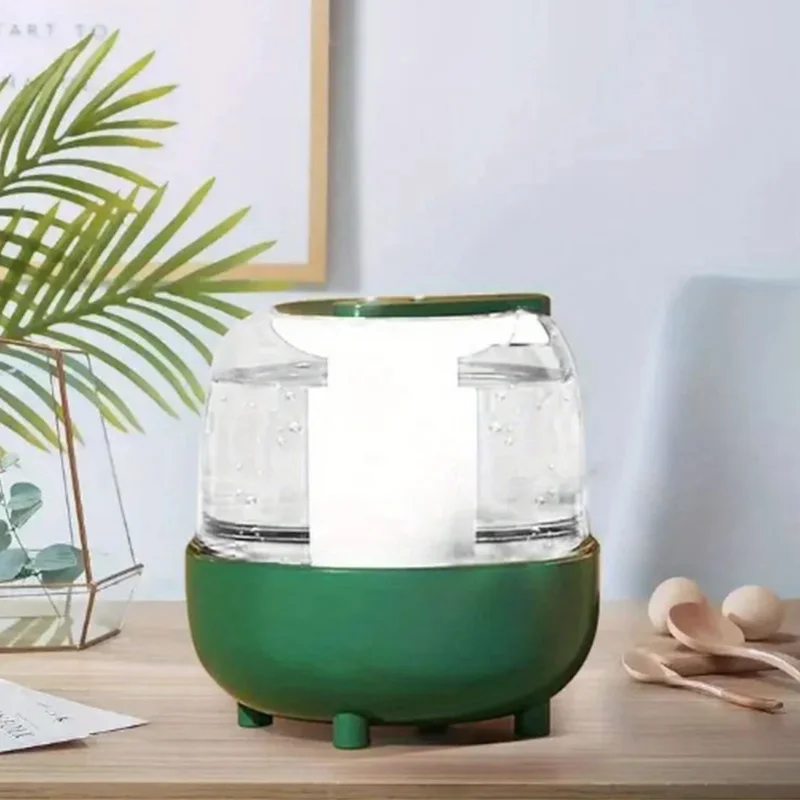 Humidifiers Double Ultrasonic Large Capacity Quiet Aromatherapy Desktop Cool Mist Humidifier Refer To Home Bedroom And Office