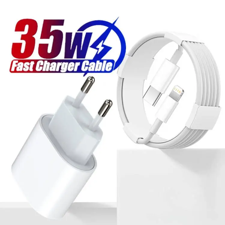 Cavo Di Ricarica Rapido Pd Originale Da 35W Per Iphone 14 Plus 13 12 11 Pro Max Xs Xr X Ipad 9 Cavo Dati Da Usb C A Illuminazione 1M 1.5M 2M 3M