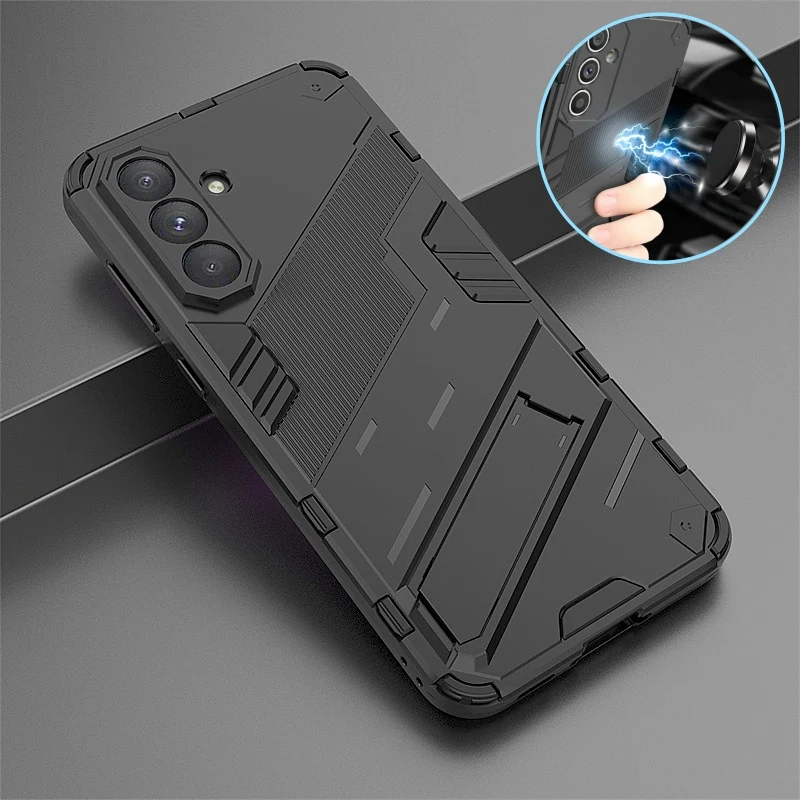 Shockproof Armor Case with Magnetic Holder Stand Cover