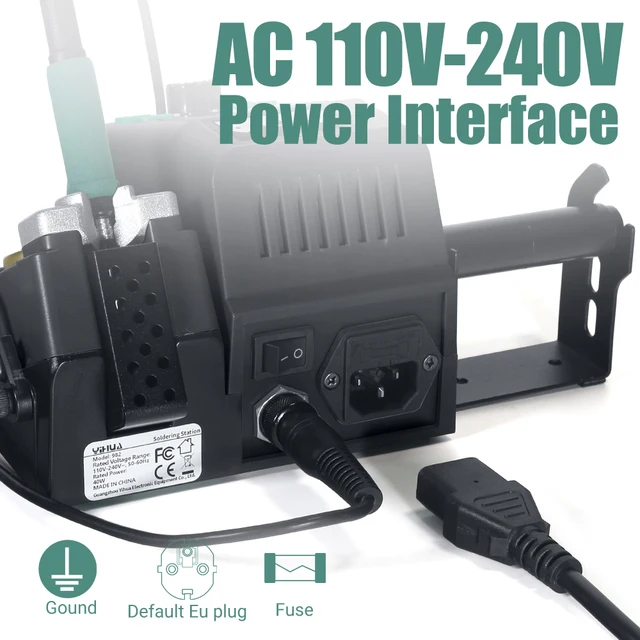 YIHUA 982 Soldering Staion with C210 and C245 tips 4