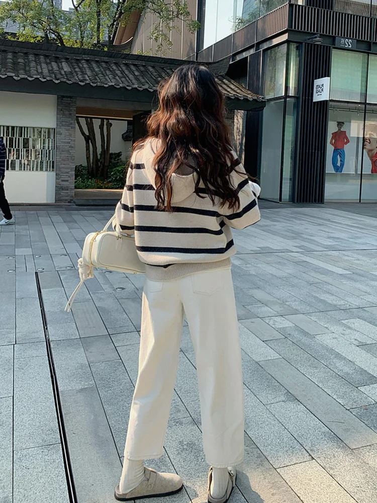 봄철 얇은 데님 임산부 바지 캐주얼 루즈핏 9부 임산부 청바지 배 받침 아우터웨어 임산부용 바지