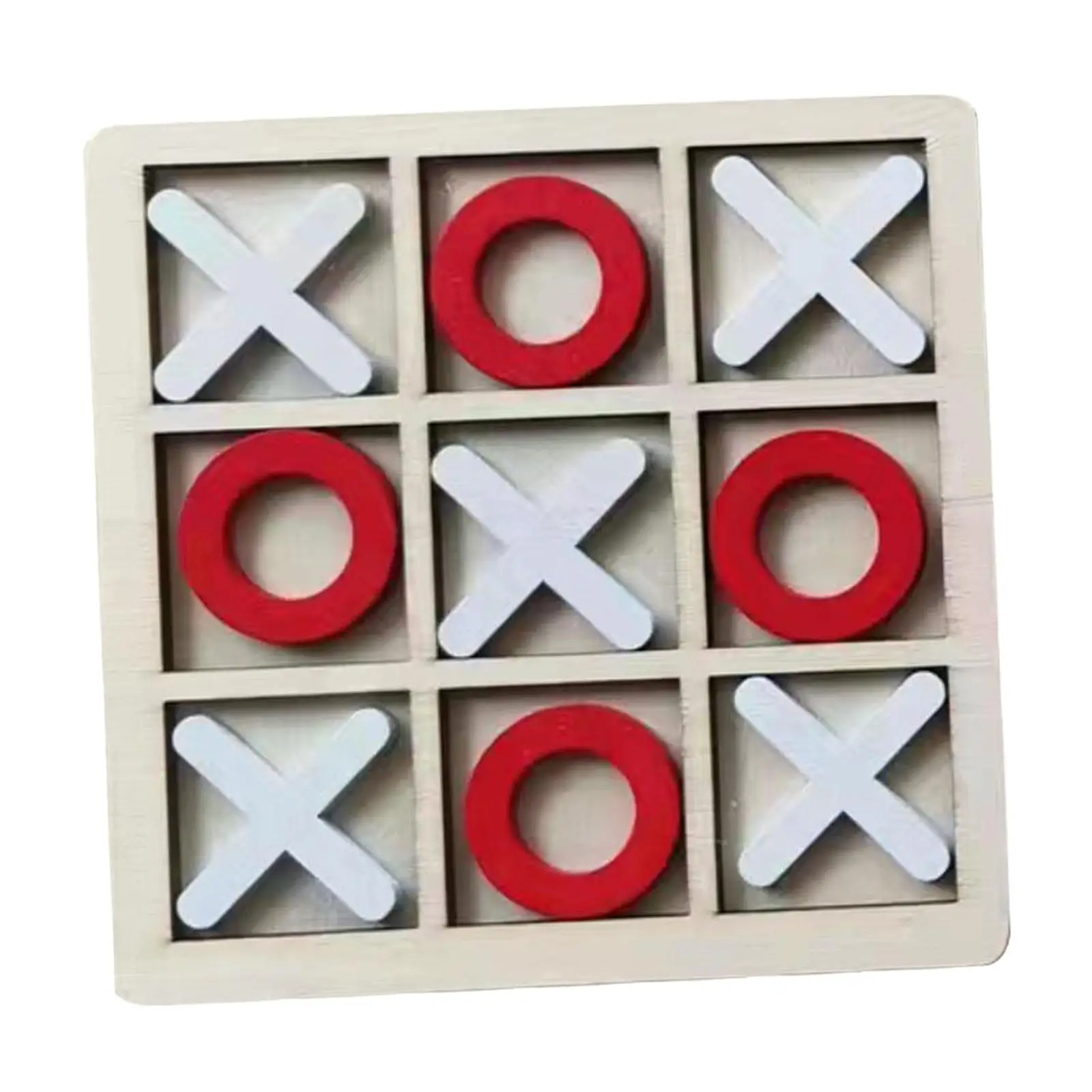 Tic Tac Toe Tabletop Blocks Gioco Da Tavolo Di Scacchi Xoxo Per L'Intrattenimento Dei Bambini