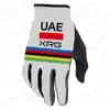 2025 UAE Team Cycling Gloves World Champion Tadej Pogačar Autumn Winter Anti-Slip Gel Full Finger Bike Glove Motorcycle Glove