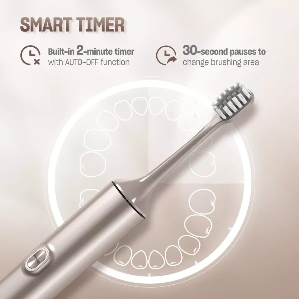 SEJOY Electric Toothbrush with 8 Brush Heads for Adults Rechargeable Toothbrush 5
