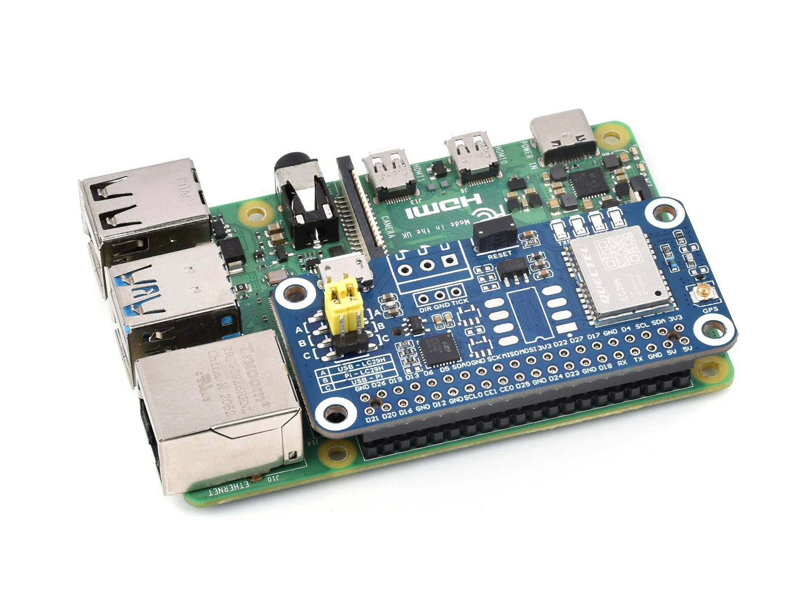 Módulo Gps Dual-band para Raspberry pi Tecnologia de Posicionamento l5 Placa de Expansão Gnss lc 29h aa lc 29h Series - Imagem 2