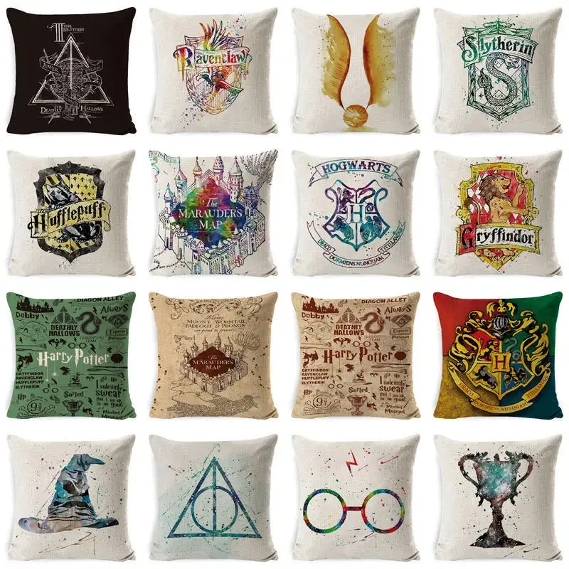 Harries Potters Anime Print Throw Federa Magic World Movie Periferiche Gryffindor Hufflepuff Federa Decorazione Fan Gifts