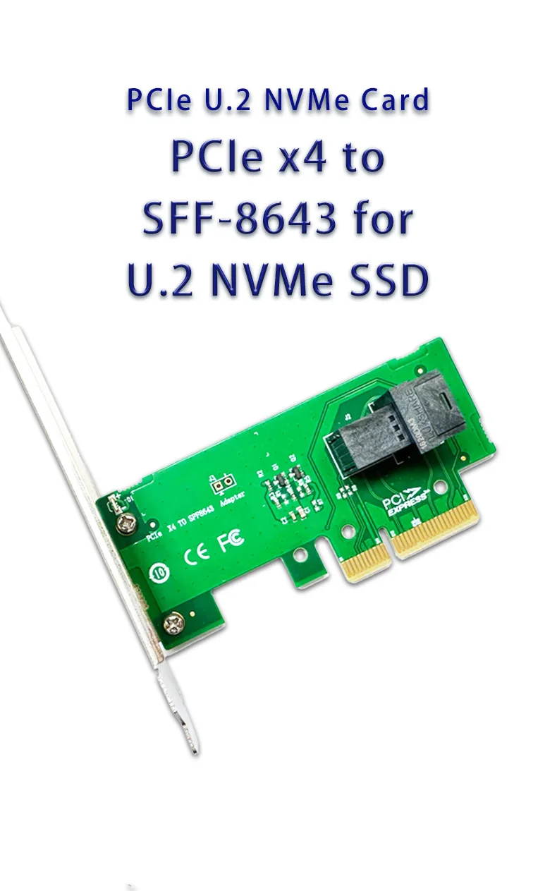 PCI Express 3,0x4x8x16 bis U.2 SFF-8643 adapter für PCIE NVME U.2 SSD – Detail 1