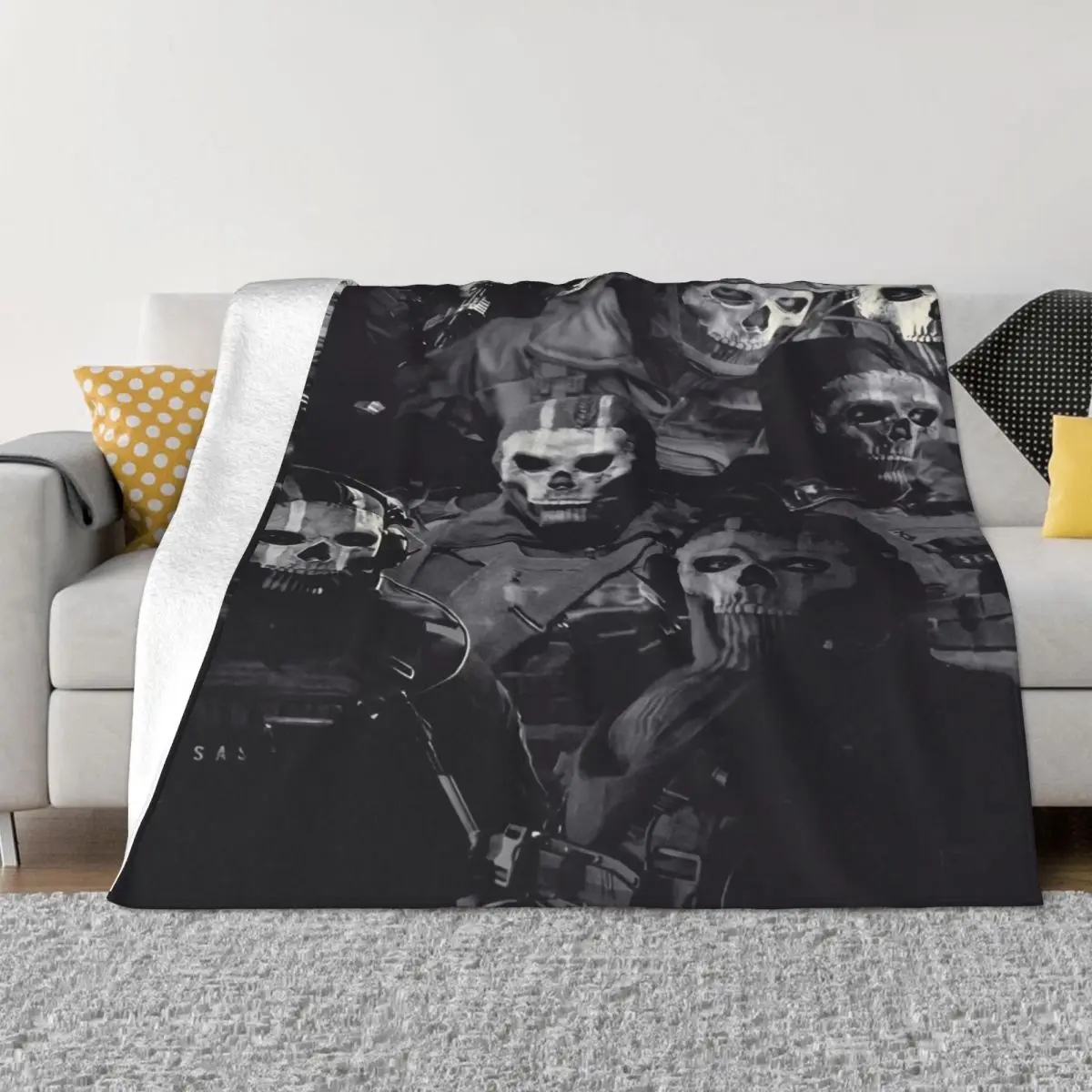 Simon Ghost Shelby 2023 Una Coperta In Micro Pile Ultra Morbida