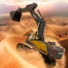 Toys HUINA 1/14 1592 RTR Tracked RC Excavator Truck Car TOUCAN Radio Control Model 2.4G Light Sound Outdoor For Boys TH18065 5