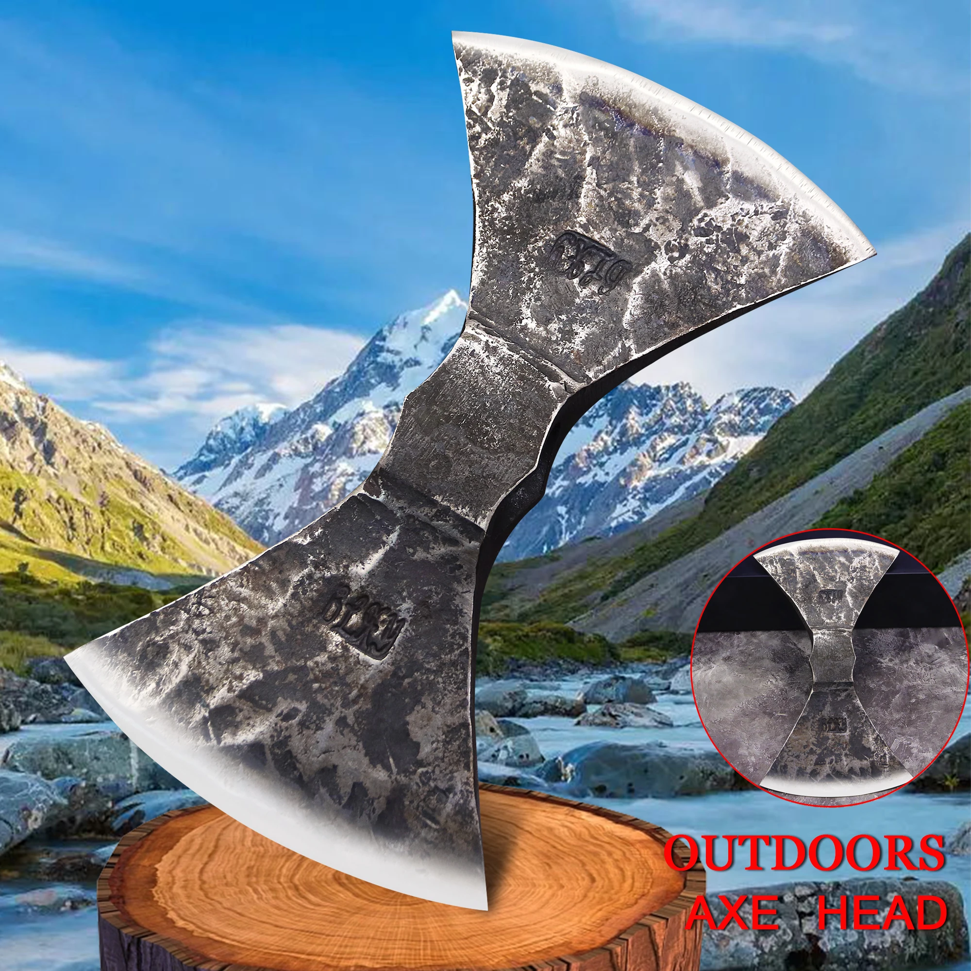 WPKOPYAUSAHighcarbonsteeldoubleheadtacticalaxecampingaxe