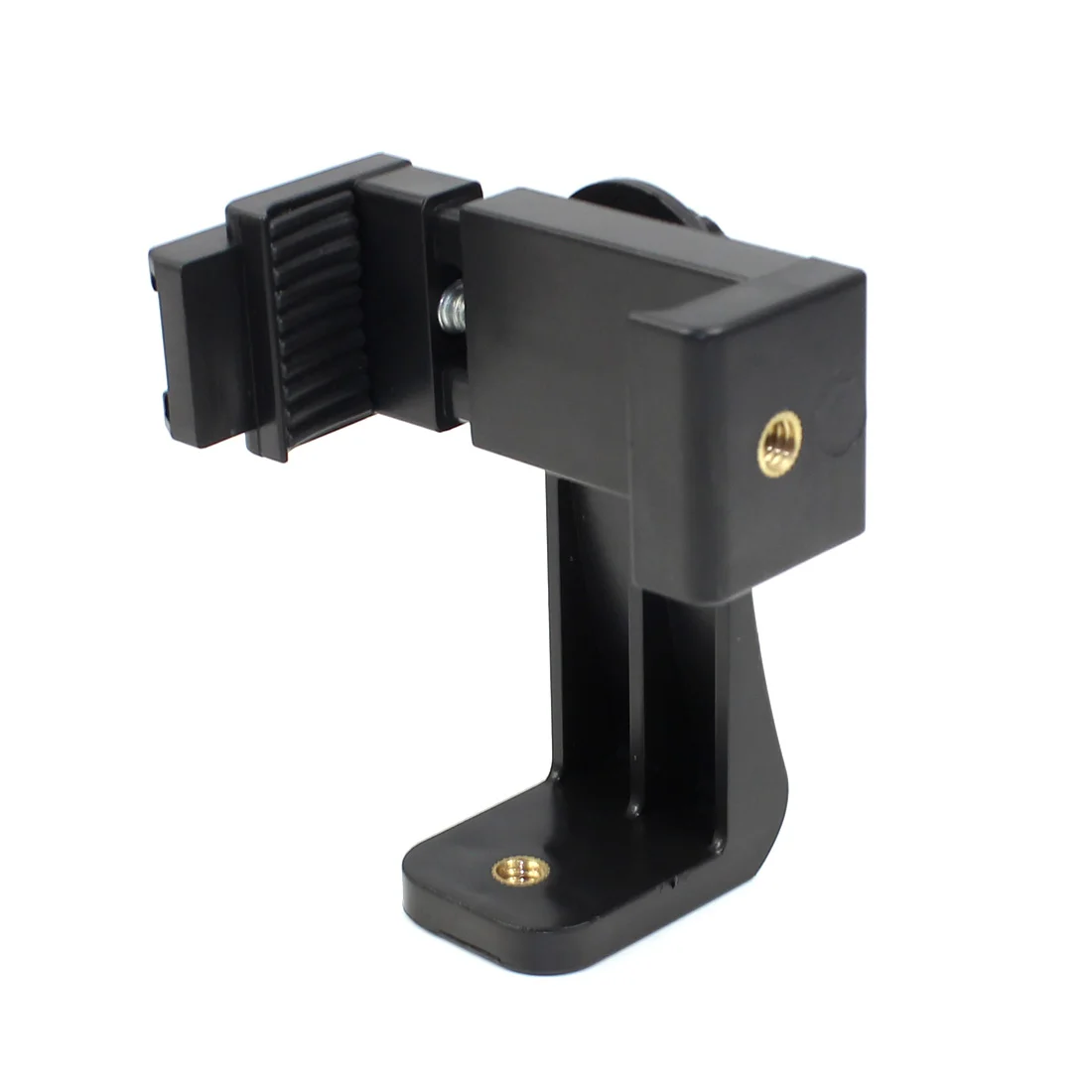 Adaptador de montaje de trípode para teléfono/soporte universal para  teléfono celular, se adapta a cualquier teléfono inteligente, tornillo  estándar de 1/4 pulgadas, giratorio vertical y horizontal, compatible con  iPhone, Samsung, selfie Stick  