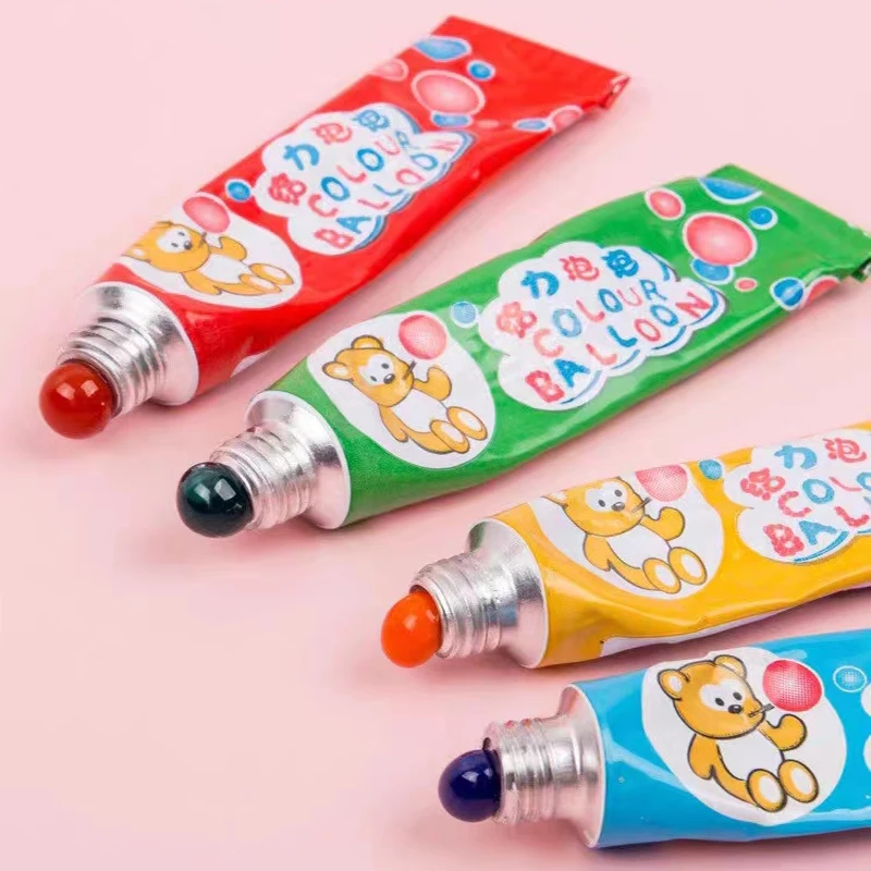 Classic Nostalgic Toys Magic Colorful Bubble Gum Blown Bubbles Funny Outdoor Educational toys Not easy to Break Children's Gifts 5