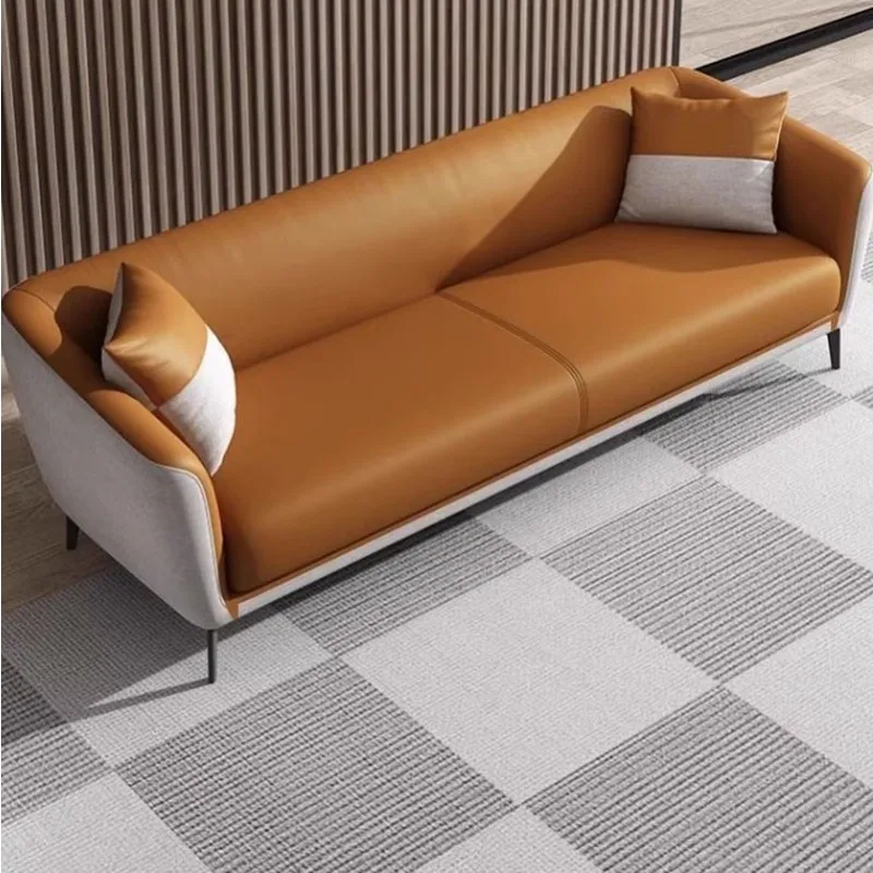 Recliner Office Sofas Sectional Lazy Leather Nordic Modular European Accent Office Sofas Sleeper Bureau Meuble Furniture