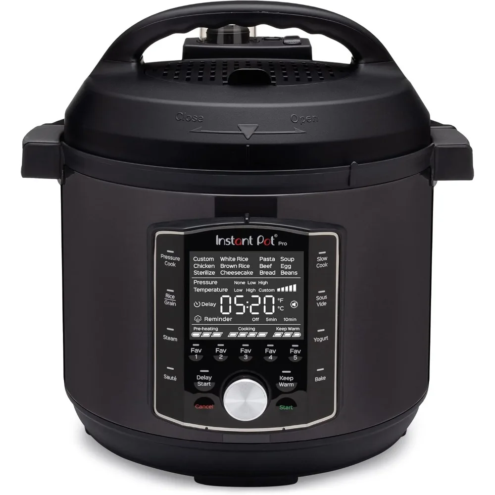 Pot Pro (8 QT) 10-in-1 Pressure Cooker, Slow Cooker, Rice/Grain Steamer, Saut&eacute;, Sous Vide, Yogurt Maker, Sterilizer