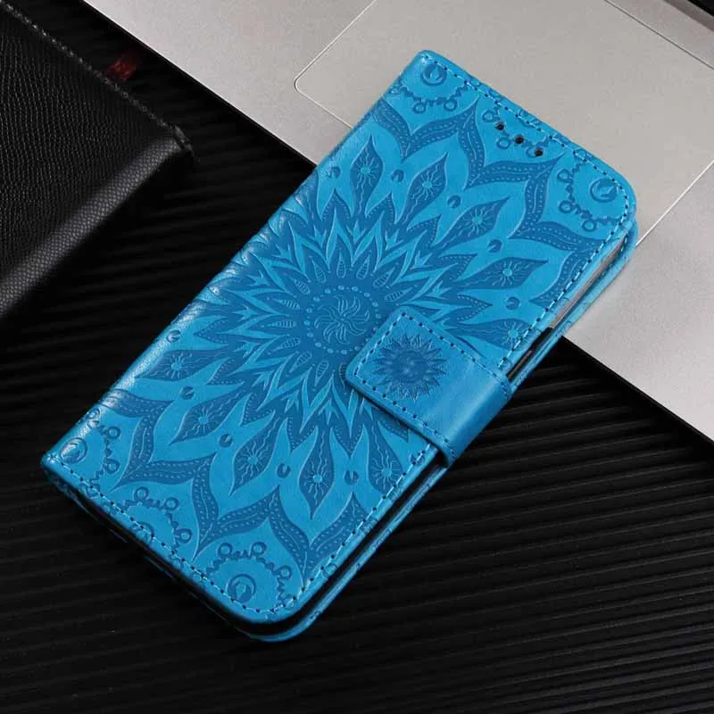 Leather Magnetic Flip Wallet Phone Case with Card Slot and Holder