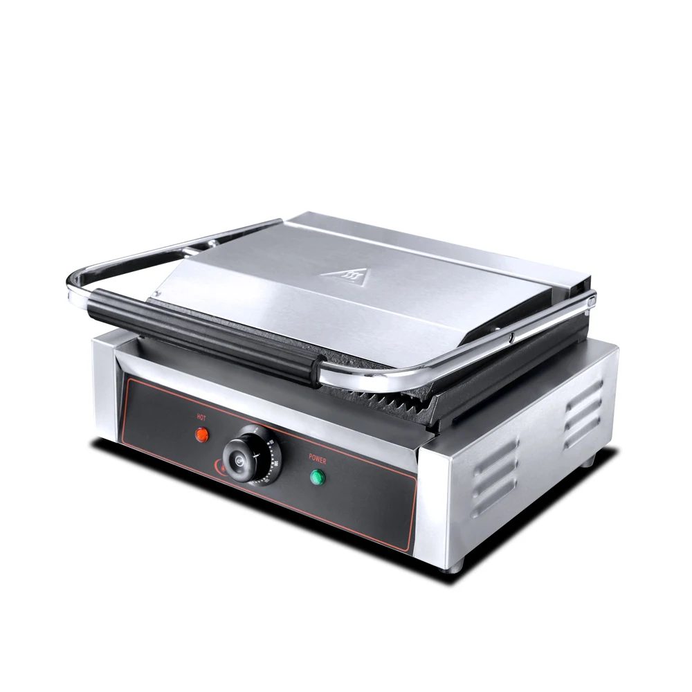 Hot Sale Commercial Electric Contact Grill Sandwich and Beef Toasting Machine 2