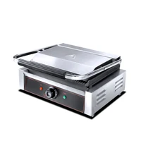 Hot Sale Commercial Electric Contact Grill Sandwich and Beef Toasting Machine 2