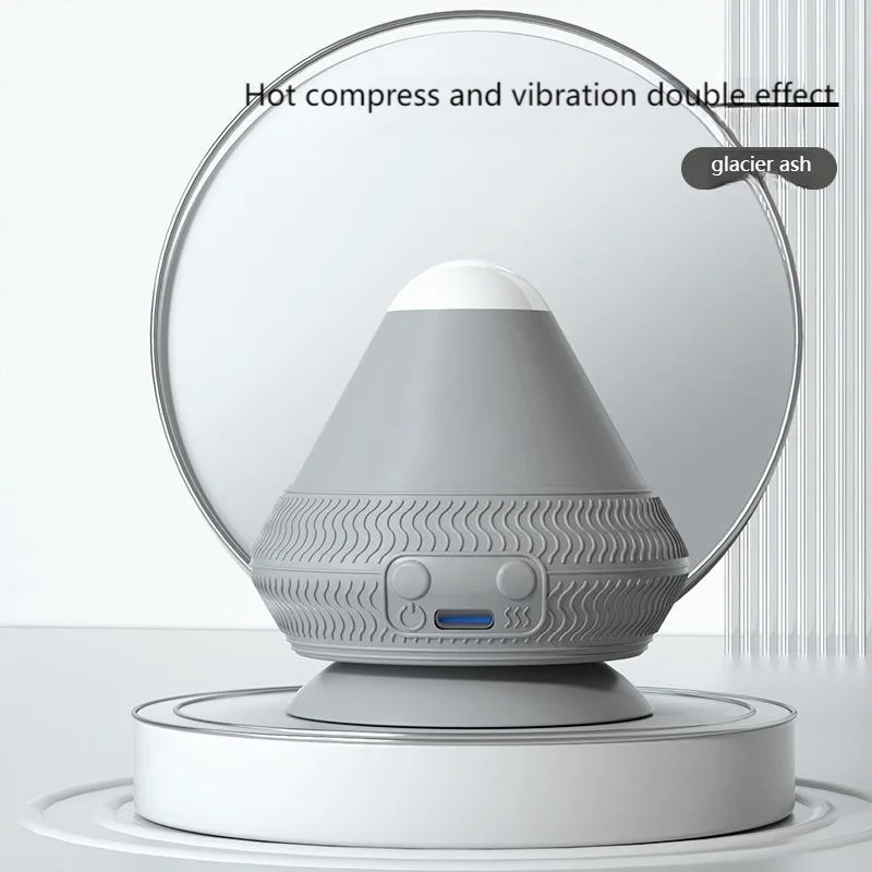 Electric Deep Tissue Massage Ball - Heat Therapy&Vibration for Feet/Neck/Back,Portable Muscle Relief with Suction Cup Technology